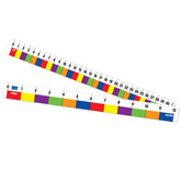 EAI Education Color Block Ruler - 12"/30cm - Set of 10